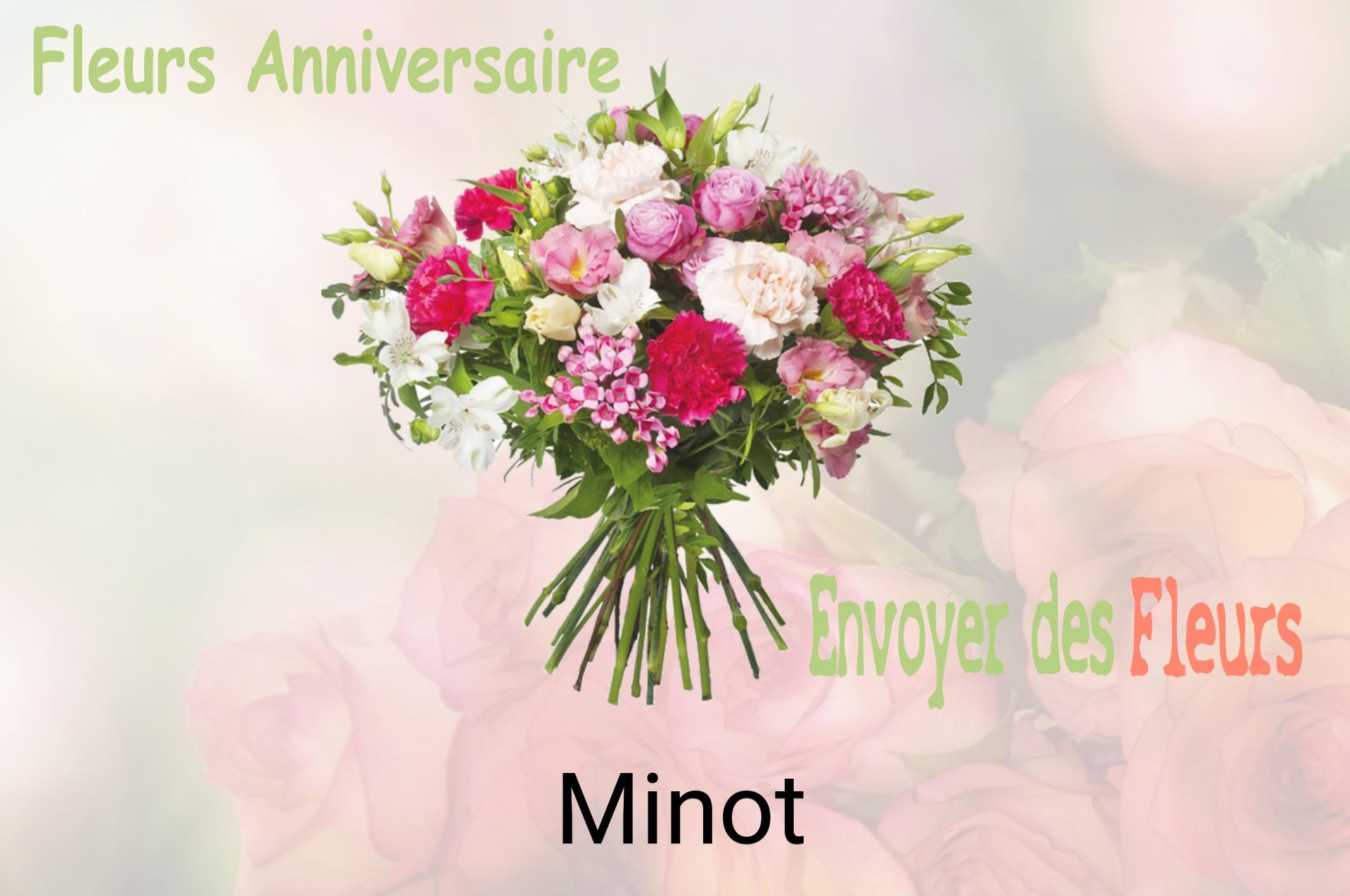 Bouquet de fleurs d’anniversaire livré à Minot